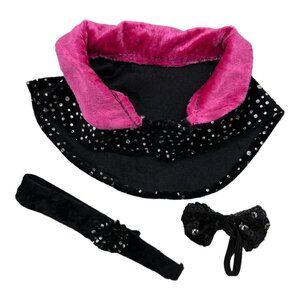 American Girl Doll Midnight Cape Headband Bow Ice Skating Figure Retired 1990’s